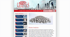 Desktop Screenshot of christycatalytics.com